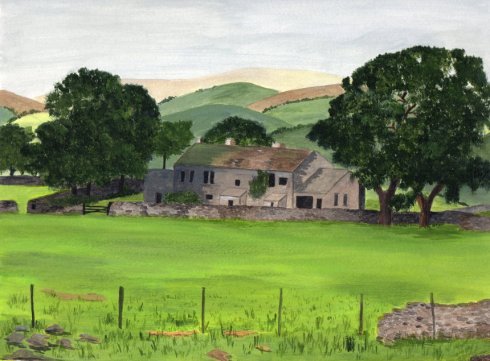 Stone house Yorkshire dales